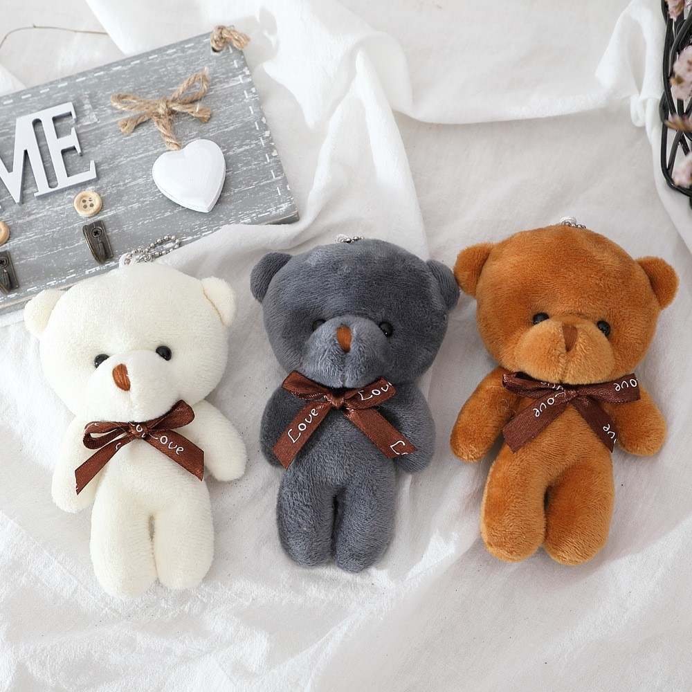 Palm-sized Keychain Teddy Love Bears (5-Pack) | Gift Teddy Bears